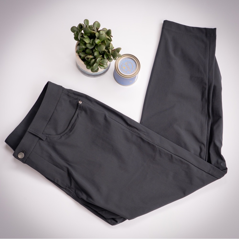 Lululemon ABC Slim-Fit 5 Pocket Pant Warpstreme - Obsidian - 33W x 30L